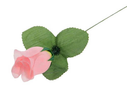 Цветок искусственный "Роза" персиковая